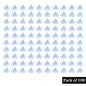 Earring Backs with Pad for Stud Earrings Blue Silicone Safety Back Stoppers