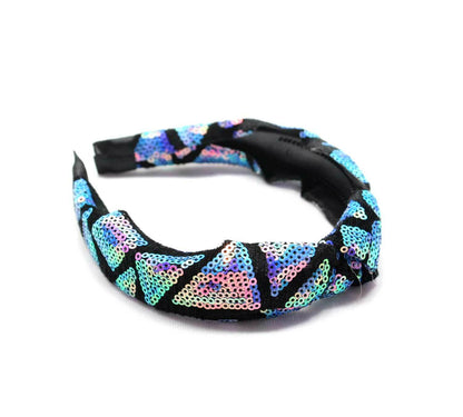 Knot Headbands Bow Hair Band Sequins Hair Hoop Head Wrap Girl Headwear Partywear