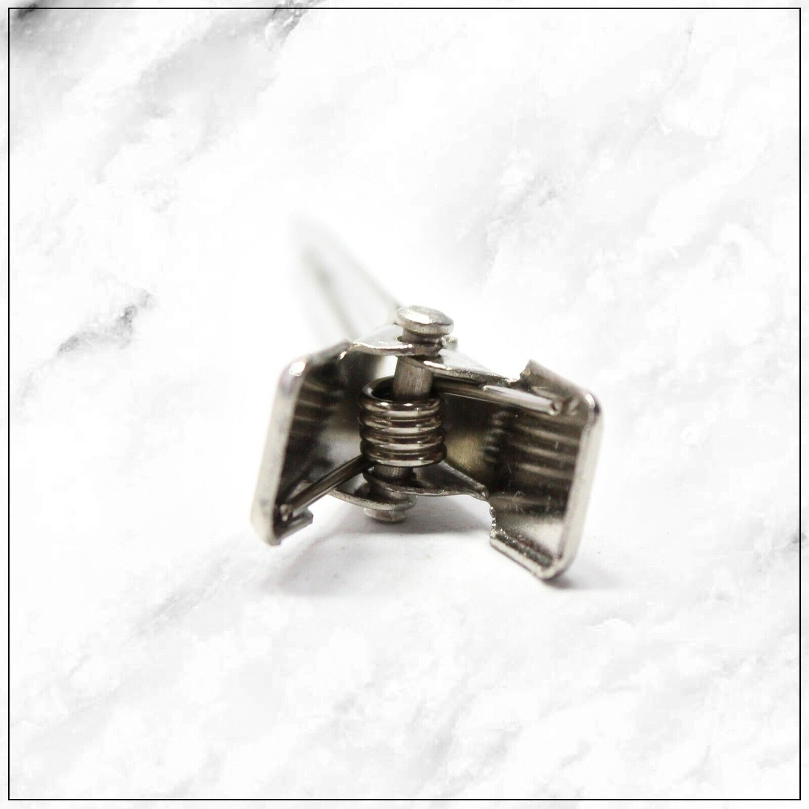 30pcs Silver Hair Crocodile Clip Metal Saloon Alligator Section Clip Barrette