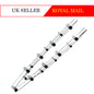 Black Breads Double Layered Long Chain Necklace Partywear Sweater Chain Gift
