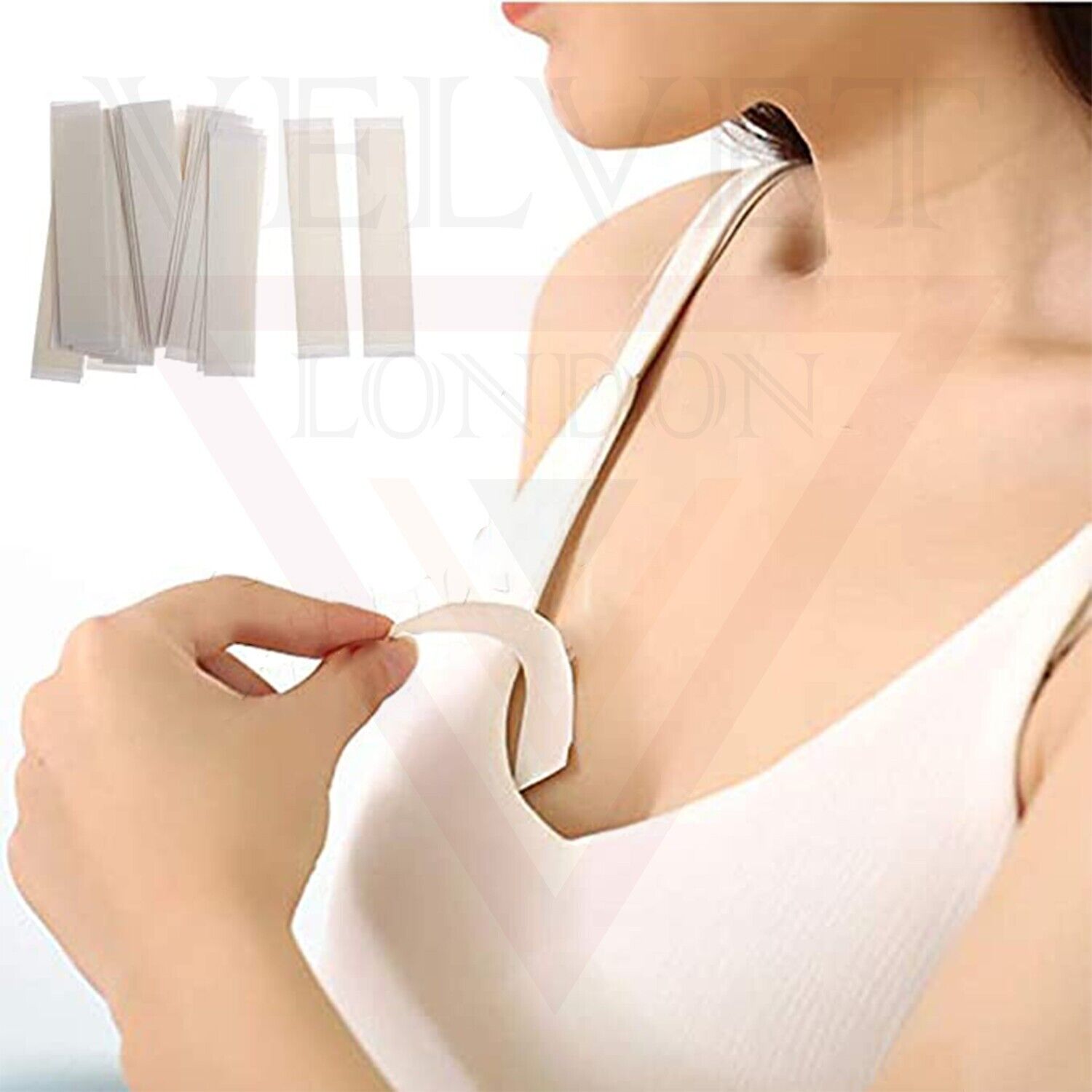 72Pcs Double Sided Body Tape Safe Transparent Bra Tape For Clothes, Dress & Body
