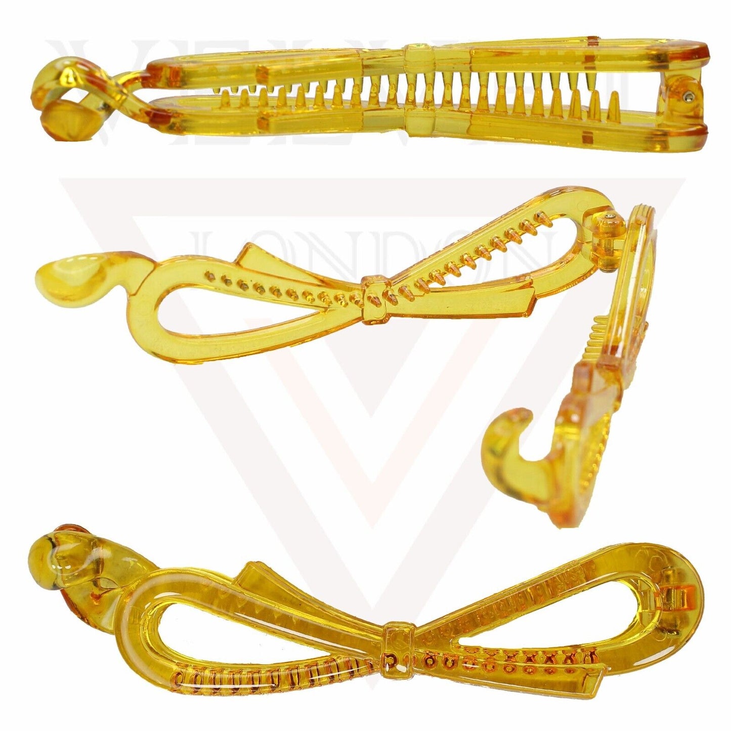 French Hair Clip Banana Pin Ponytail Holder Non-Slip Comb Clamp Clips Barrattes