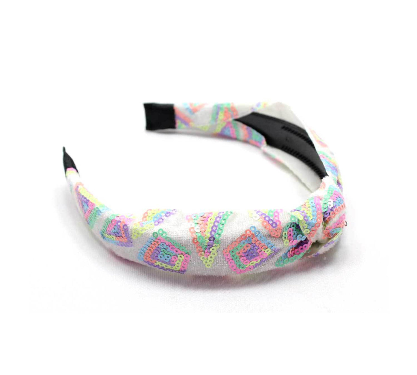Knot Headbands Bow Hair Band Sequins Hair Hoop Head Wrap Girl Headwear Partywear