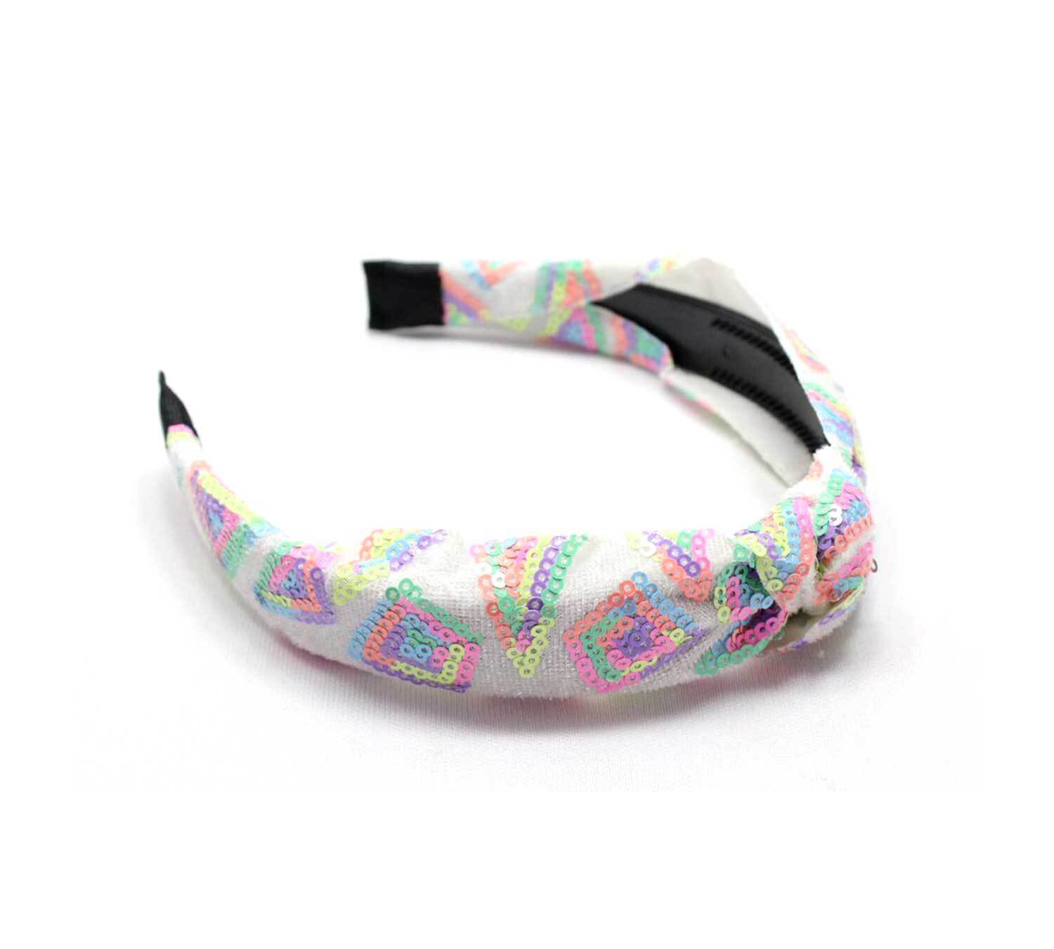 Knot Headbands Bow Hair Band Sequins Hair Hoop Head Wrap Girl Headwear Partywear