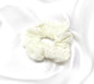 Embroidered Scrunchies Elastic Pony Tie Hair Beaded Bobble Bands Headwear