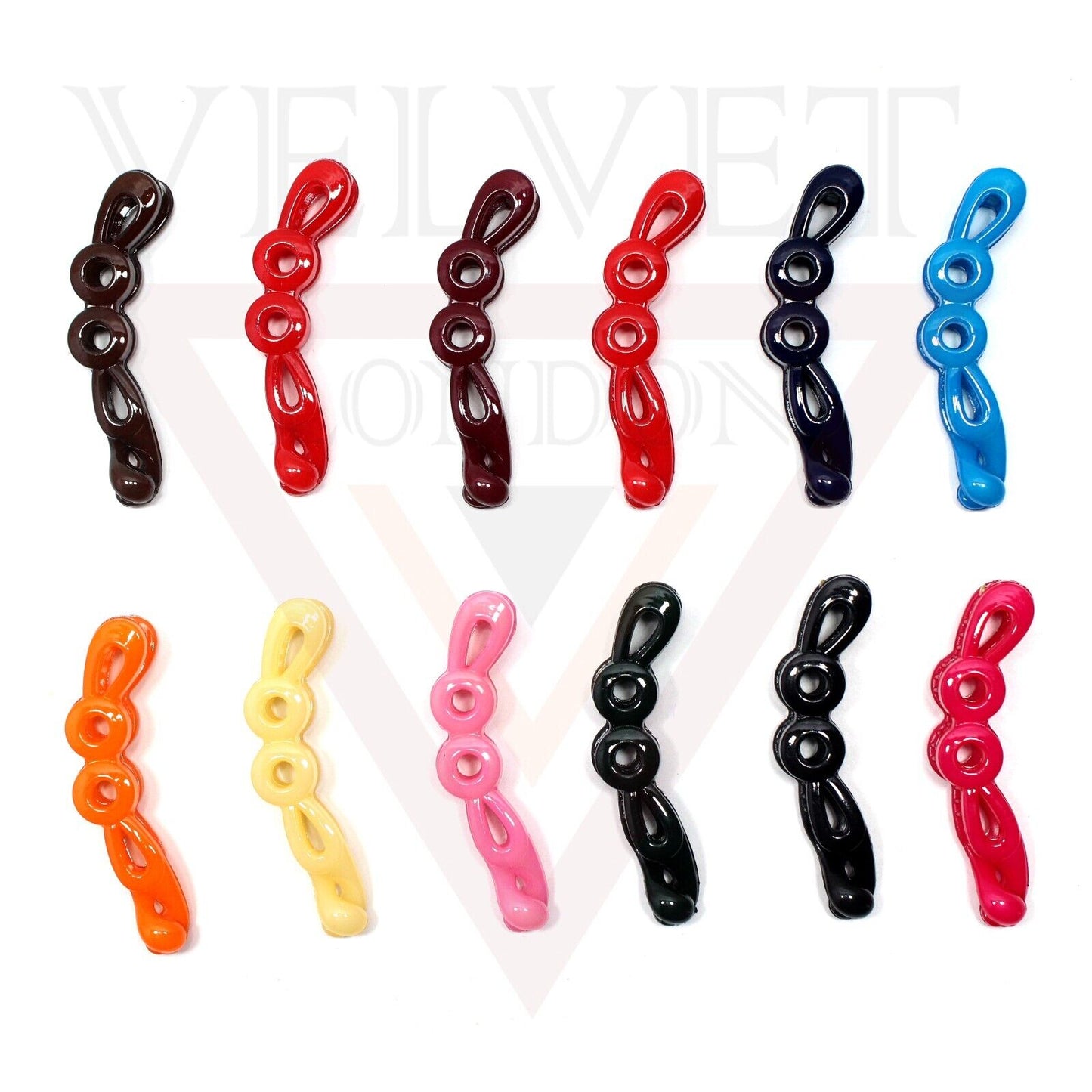 Twist Banana Hair Clip Barley French Glossy Fishtail Comb Ponytail Holder Pins