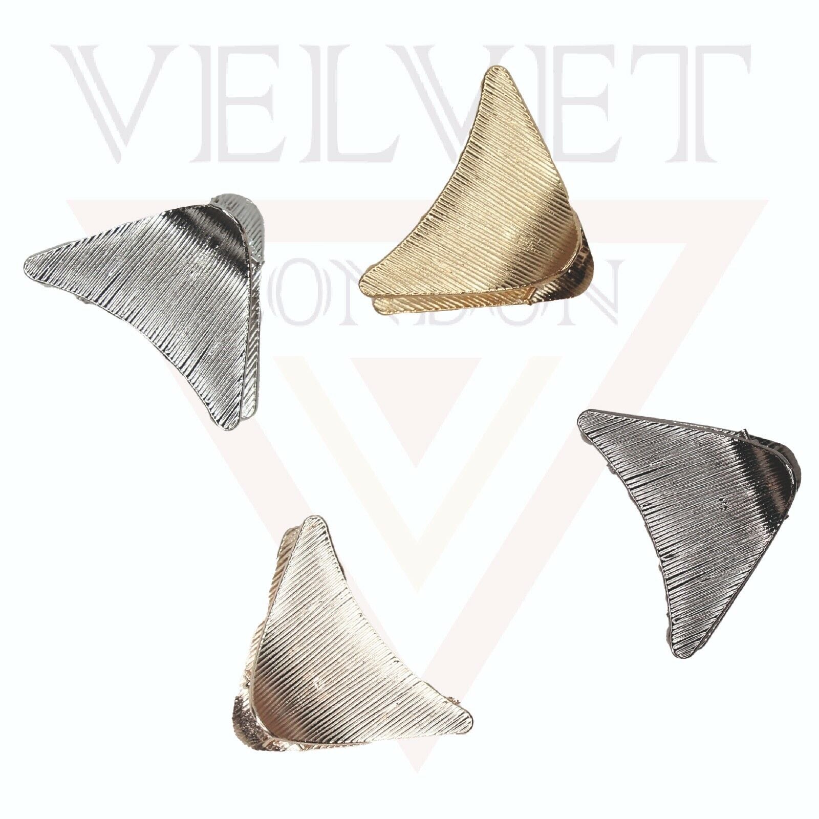 Hair Claw Clips Triangle Hair Clamp Non-Slip Strong Hold Metal Lining Hair Jaw