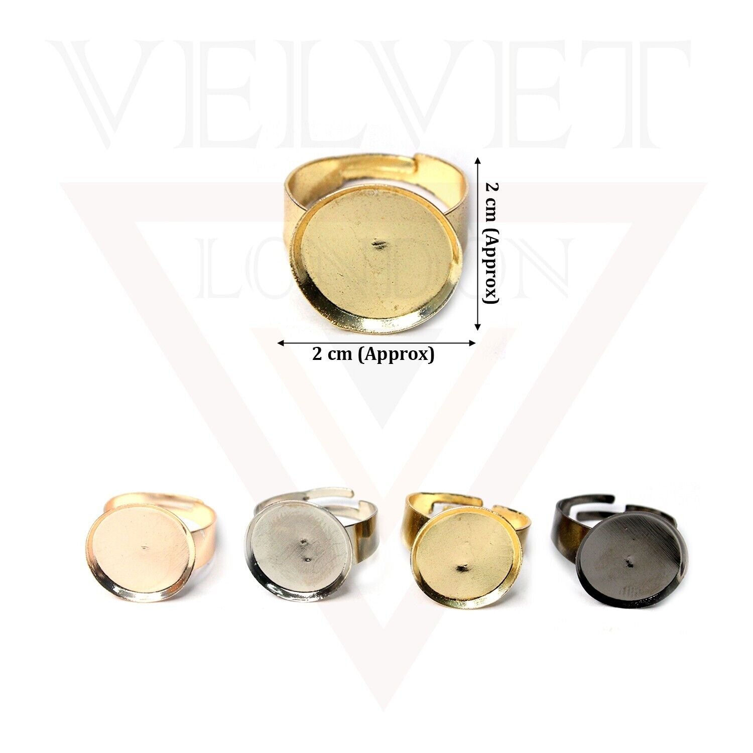 Round Adjustable Ring Bases Finger Ring Making For Ring Making Jewellery Blanks