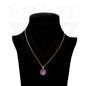 Pendant Necklace Small Colour Golden Sunflower Vintage Delicate Choker Chain