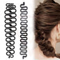 2pcs Hair Stick French Hair Braiding Tools Styling Accessories Bun Maker Tools