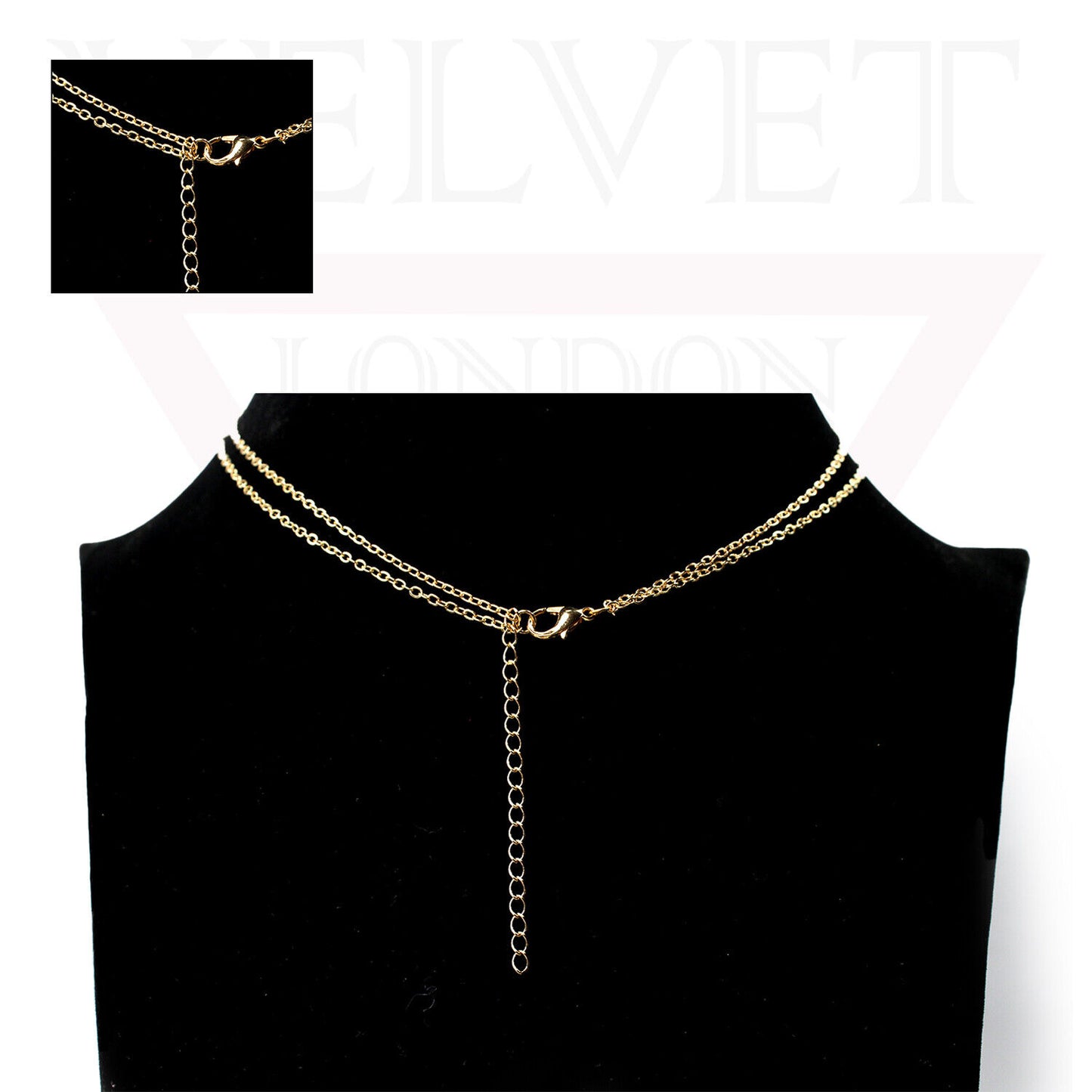 Trendy Golden Multi Layer Chain Necklace Oxidised Evil Eye Pendant Beachwear