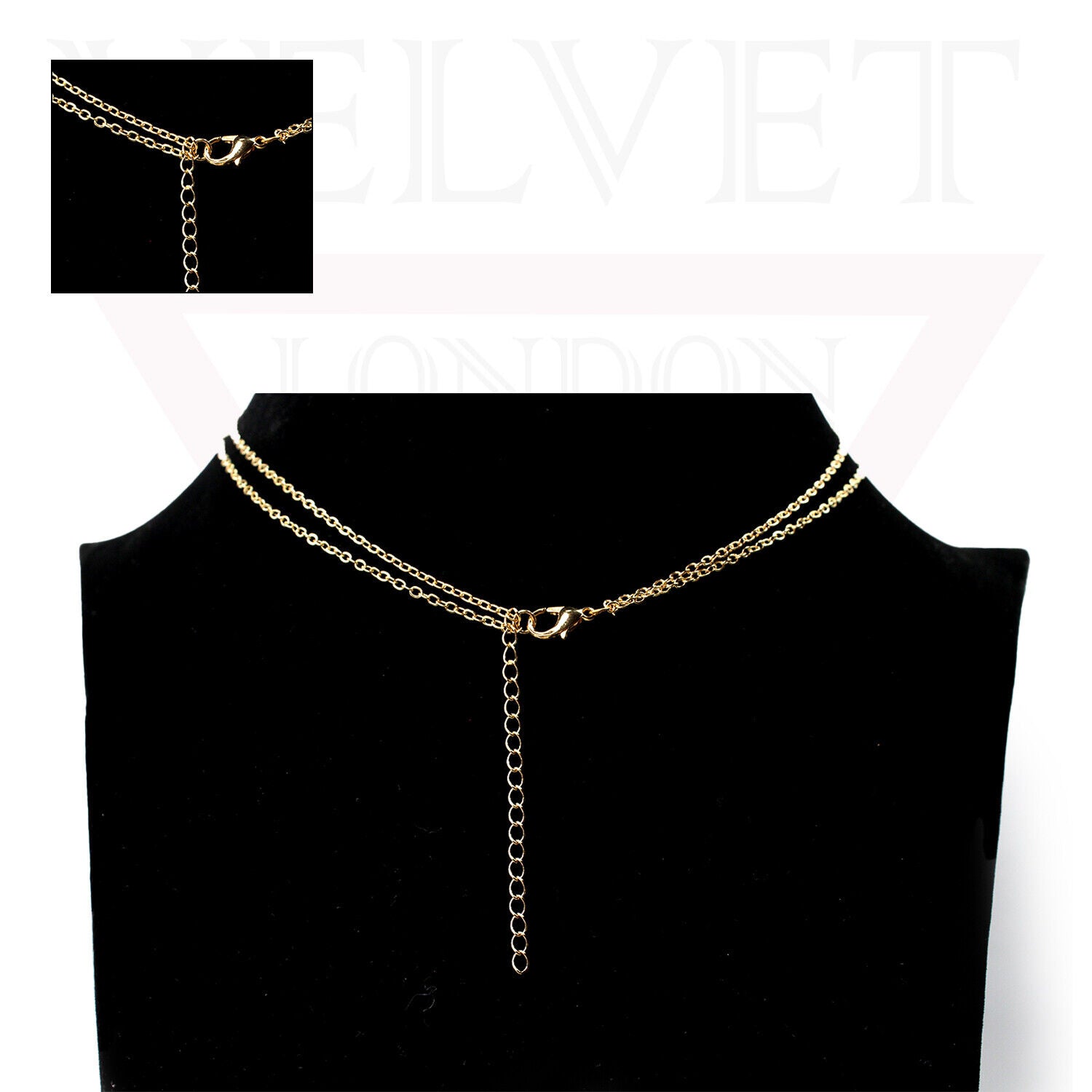 Trendy Golden Multi Layer Chain Necklace Oxidised Evil Eye Pendant Beachwear