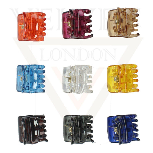 Mini Hair Claw Square Tiny Hair Clip Hair Barrettes Crab Clamp Hairgrip Non-Slip