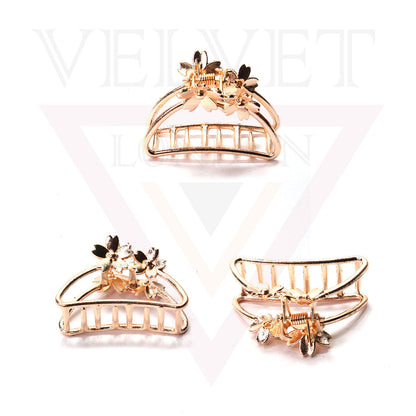 2pcs Tiny Hair Clips Metal Hair Claw Strong Hold Clips Jaw Clamp Small Hairpins