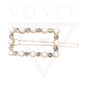 Hair Clips Bride Diamond Pearl Crystal Hair Pins Wedding Metal Slide Clips