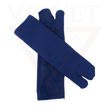 Fluffy Blue Velvet Socks Thumb Thermal Socks Winter Thick Socks Bed Snow Sock
