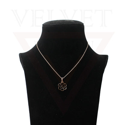 Pendant Necklace Small Colour Golden Sunflower Vintage Delicate Choker Chain