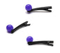 Crocodile Hair Clips With Colorful Marble Ball Brooch for Party Travel Festival