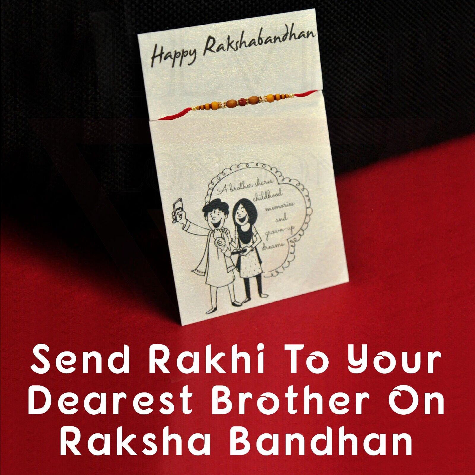 6pcs Rakhi Thread Handmade Rakhee for Brother Raksha Bandhan Rakhi Bracelet