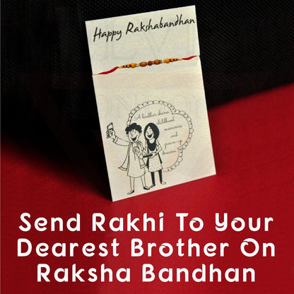 6pcs Rakhi Thread Handmade Rakhee for Brother Raksha Bandhan Rakhi Bracelet