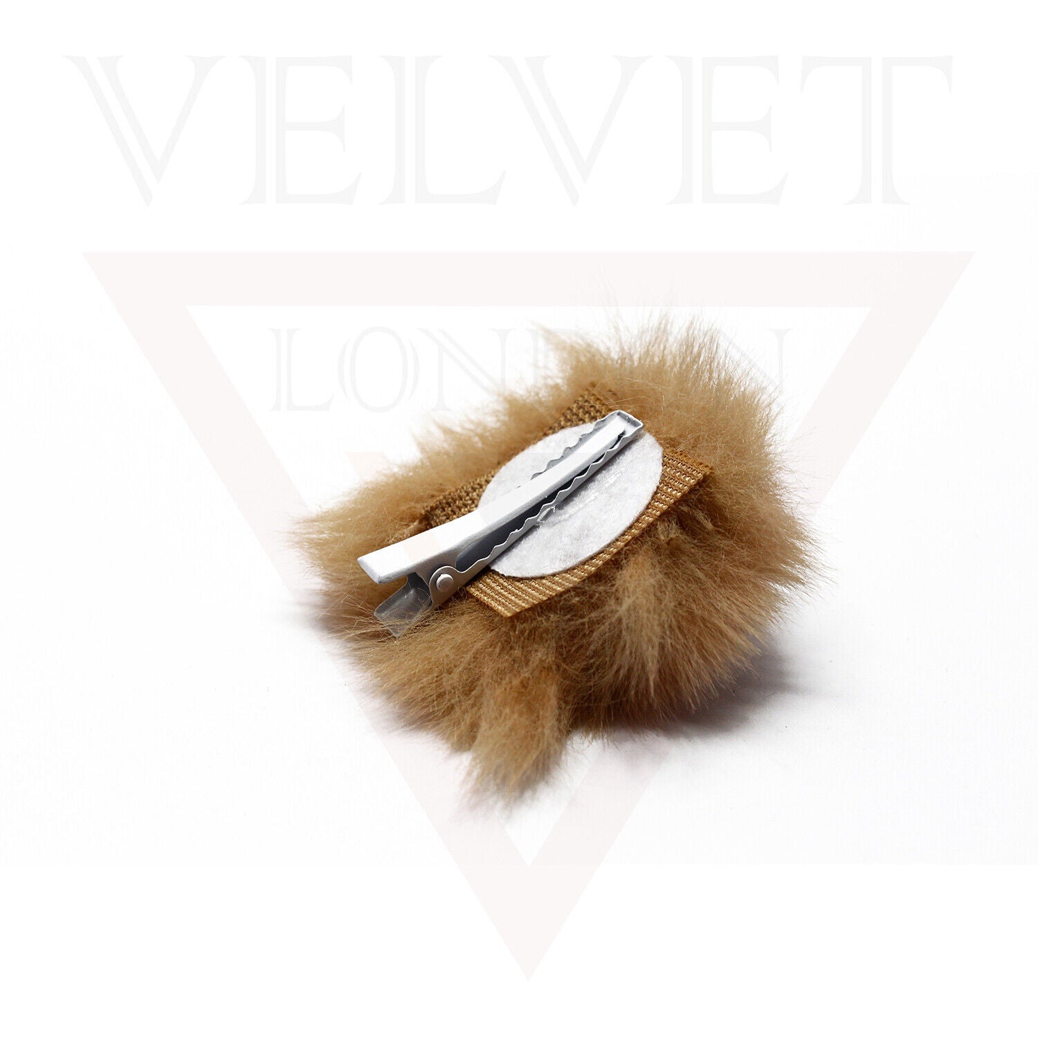 2x Baby Plush Hair Clip Soft Faux Fur Barrette Crocodile Clips Slide Snap Pin