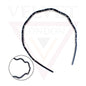 Wavey Hair Band Clear Hair Hoop With Teeth Comb Grip Headband Solid Headwears UK
