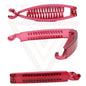 Banana Clip Transparent Non-Slip Fishtail Ponytail Holder Hair Clips Clamp Comb