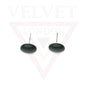 Stud Earrings Lovely Colours Round Leather Ear Stud Women Girls Jewellery Sets