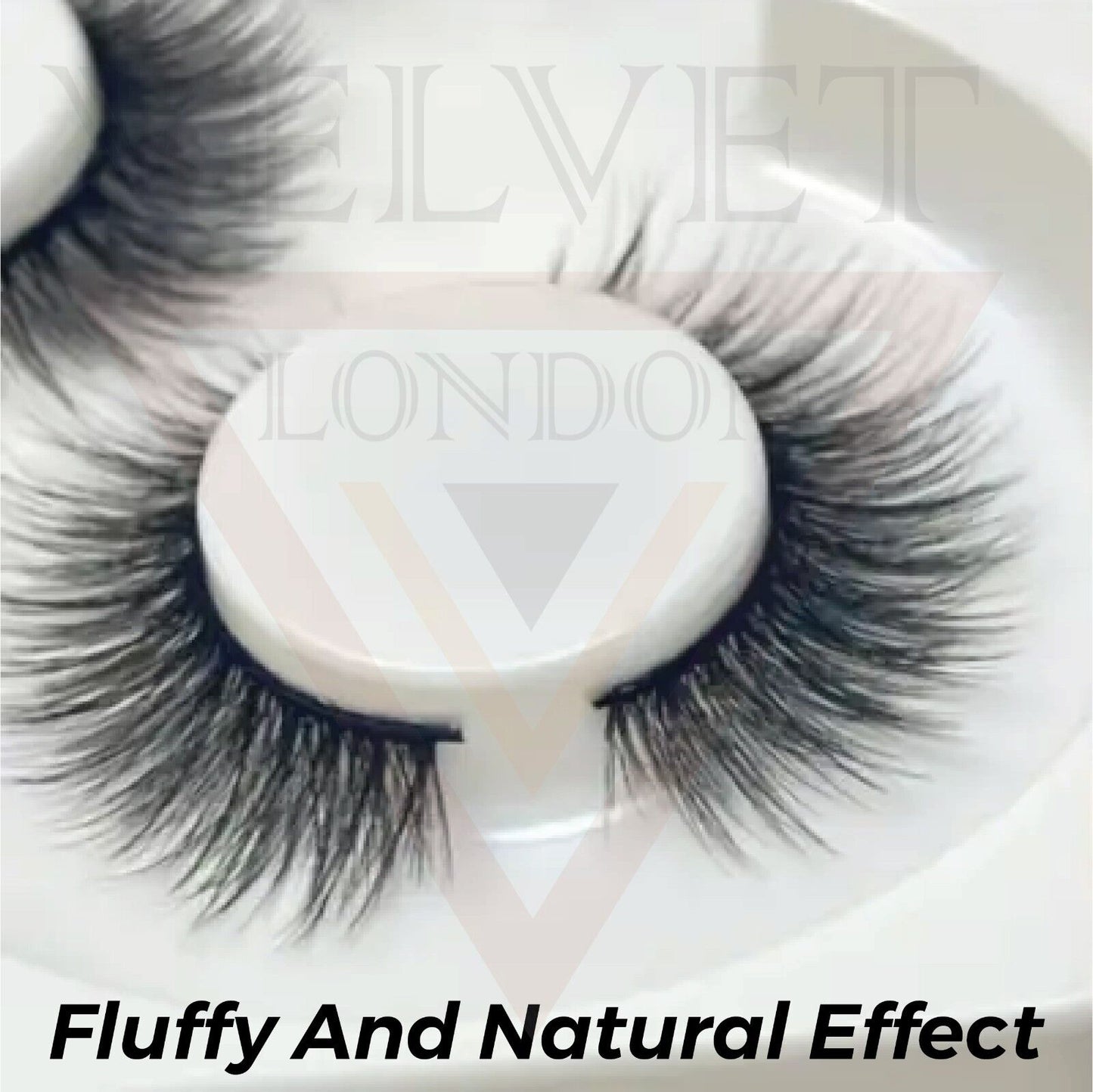 False Eyelashes 5 Pair Natural Look Eye Lashes Mink Hair Reusable Fake Eyelashes