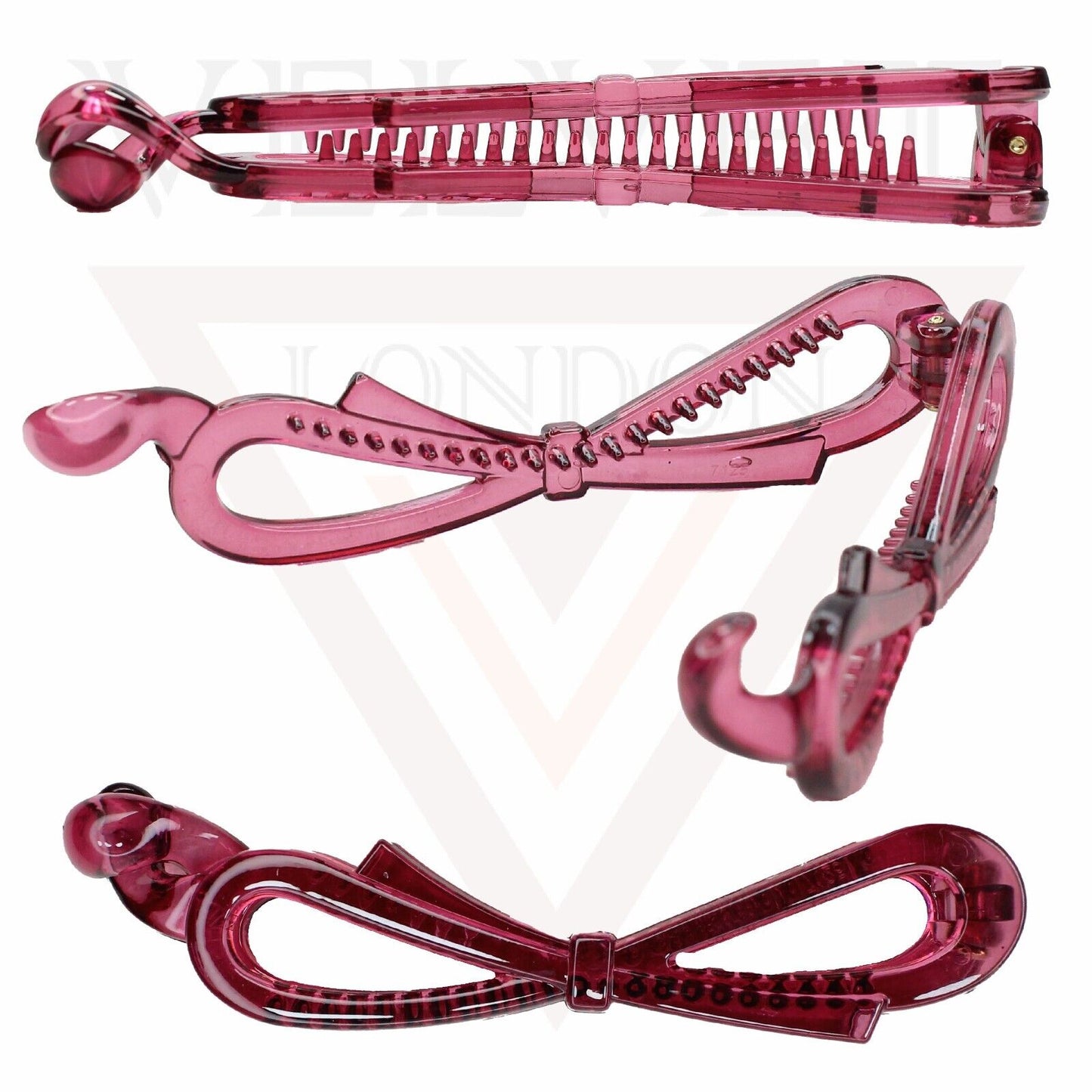French Hair Clip Banana Pin Ponytail Holder Non-Slip Comb Clamp Clips Barrattes