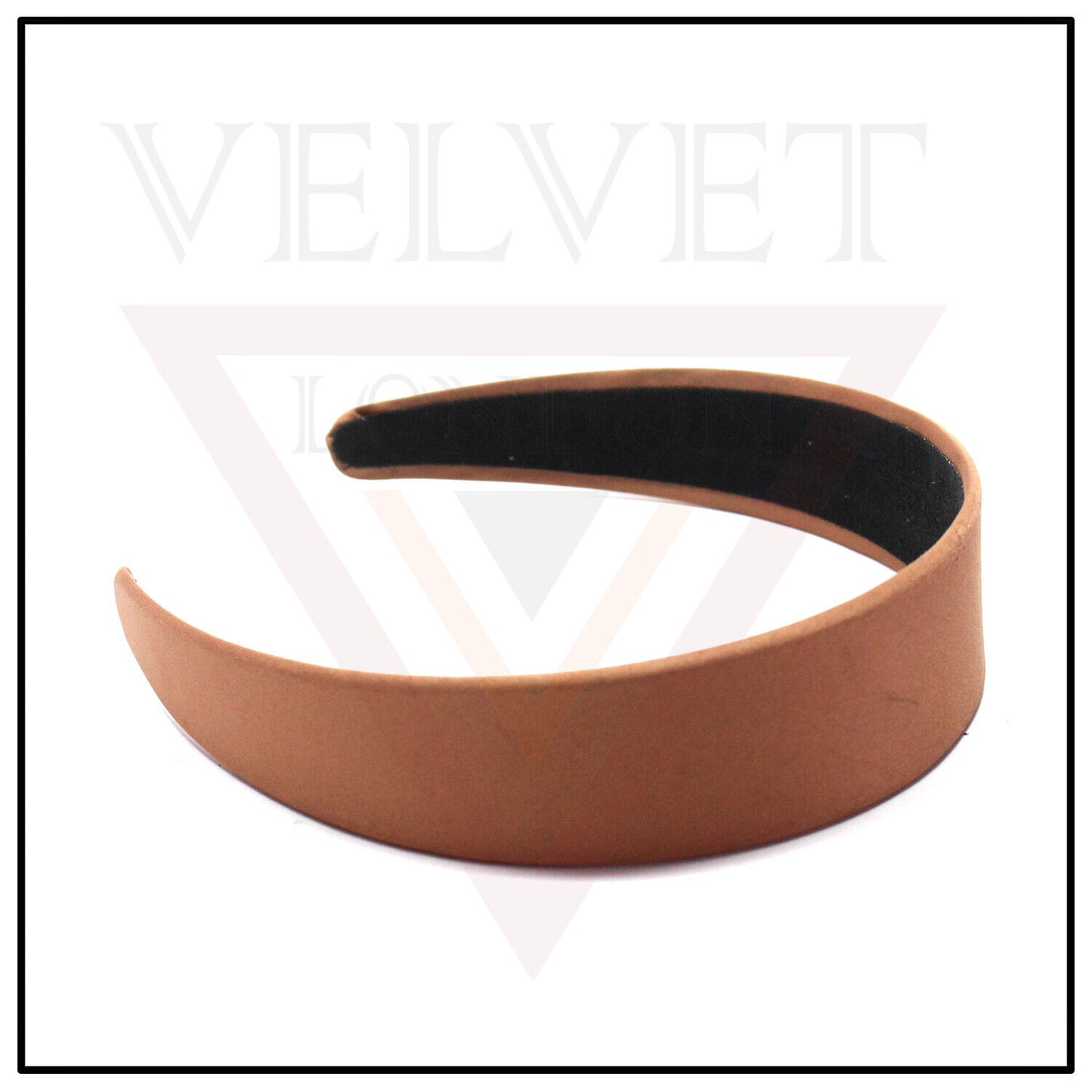 Ladies Plain Wide Satin Headbands Non-Slip Fabric Hair Hoop Ribbon Hair Bands