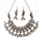 Necklace Earrings Antique German Silver Oxidized Traditional Boho Choker Ethnic