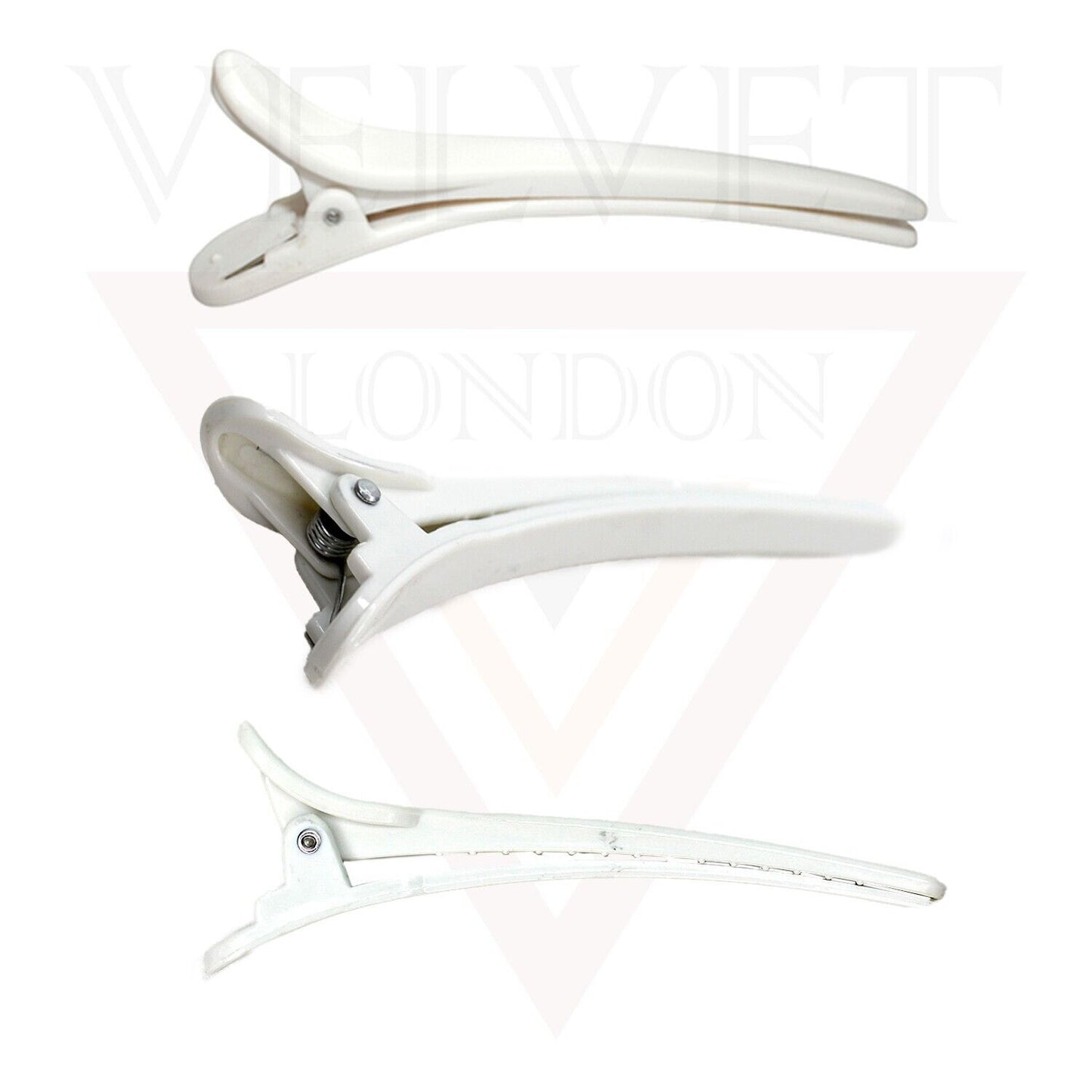 12x Duckbill Clip Hairdresser Salon Hair Sectioning Professional Comb Clamp Pins