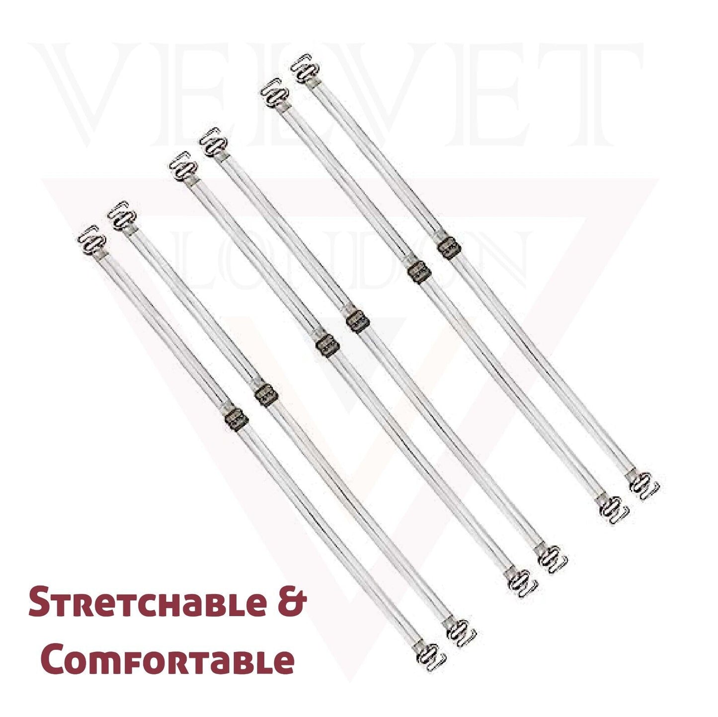 Transparent Bra Strap Invisible Thick Elastic Clear Adjustable Metal Hook New UK
