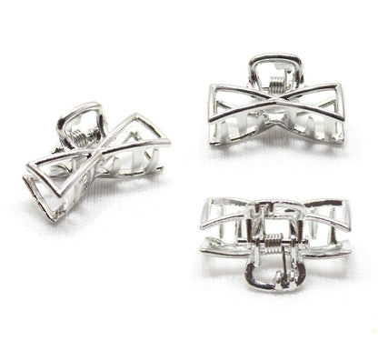 2 Small Hair Clips Claws Mini Hair Claws Clips for Women Girls Thick Thin Fine
