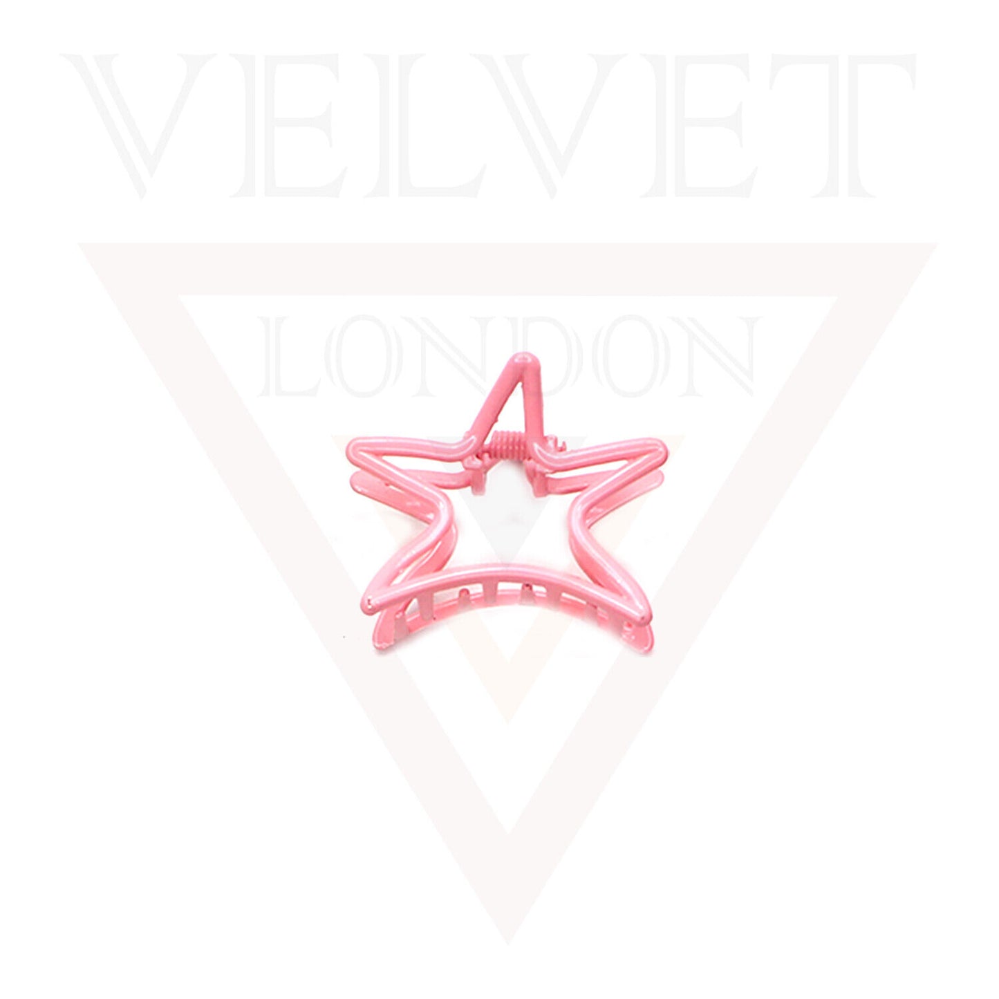 Metal Hair Claw Clips Matte Hair Clamp Star Barrette Frosted Jaw Accessories