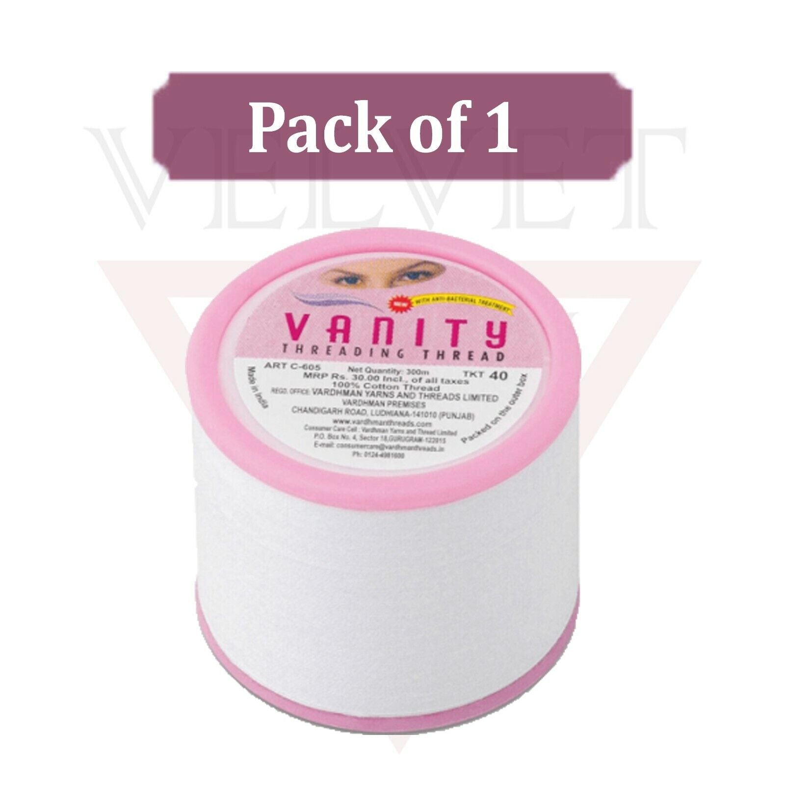 VANITY Antibacterial Eyebrow Thread Facial Hair Removal Cotton Threading Thread