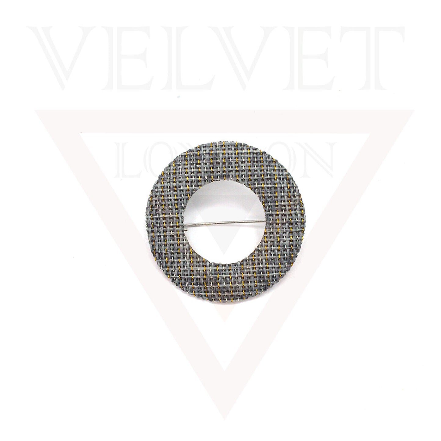 Hijab Brooch Pin Safety Round Dark Colour Pins Head Scarf Clips Fancy Saree Pins