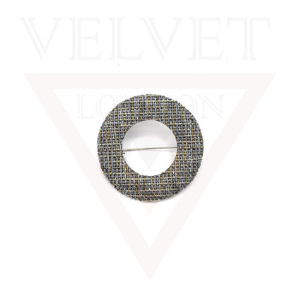 Hijab Brooch Pin Safety Round Dark Colour Pins Head Scarf Clips Fancy Saree Pins