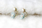 Double Sided Flower Pearl Stud Earring Wedding Jewelry Ear Stud Earrings UK