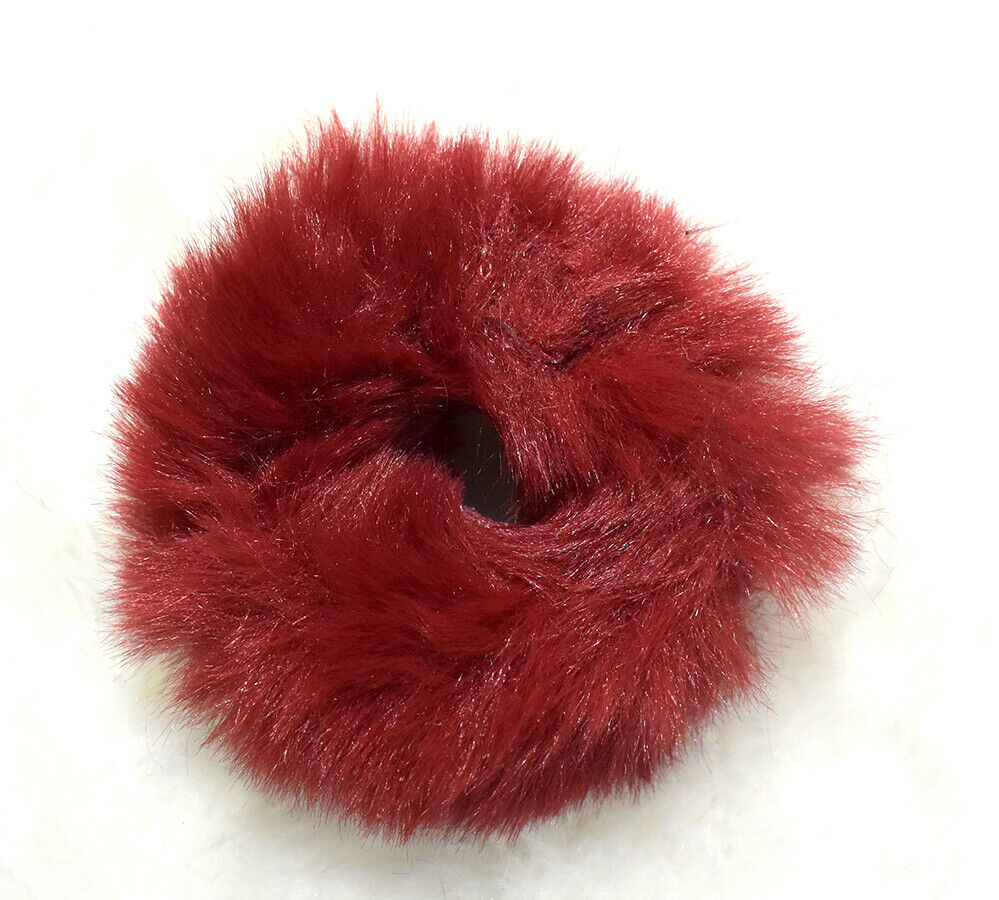 Faux Fur Hair Tie Rope Plush Hair Scrunchies Elastic Hair Bands Ponytail Holder