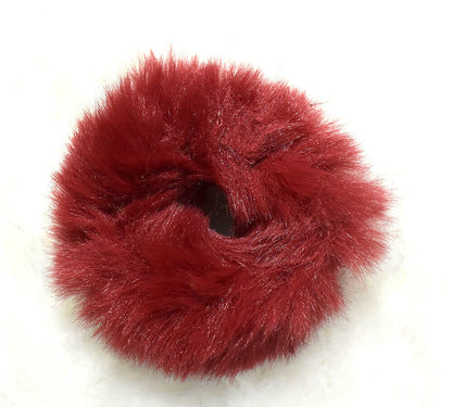 Faux Fur Hair Tie Rope Plush Hair Scrunchies Elastic Hair Bands Ponytail Holder