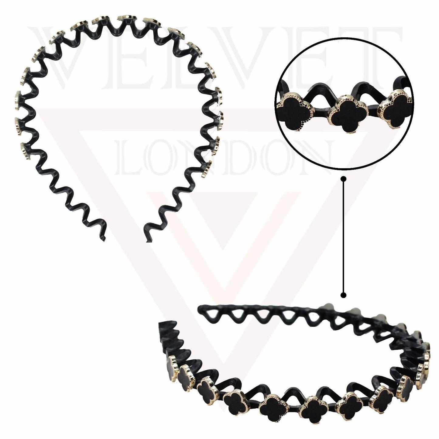 Non-slip Hair Band Flower Pearl Headwear Headband Diamond Hair Hoop New