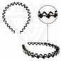 Non-slip Hair Band Flower Pearl Headwear Headband Diamond Hair Hoop New