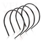 4Pcs Slim Hair Bands Plastic Black Headbands With Teeth Skinny Thin Hair Hoop