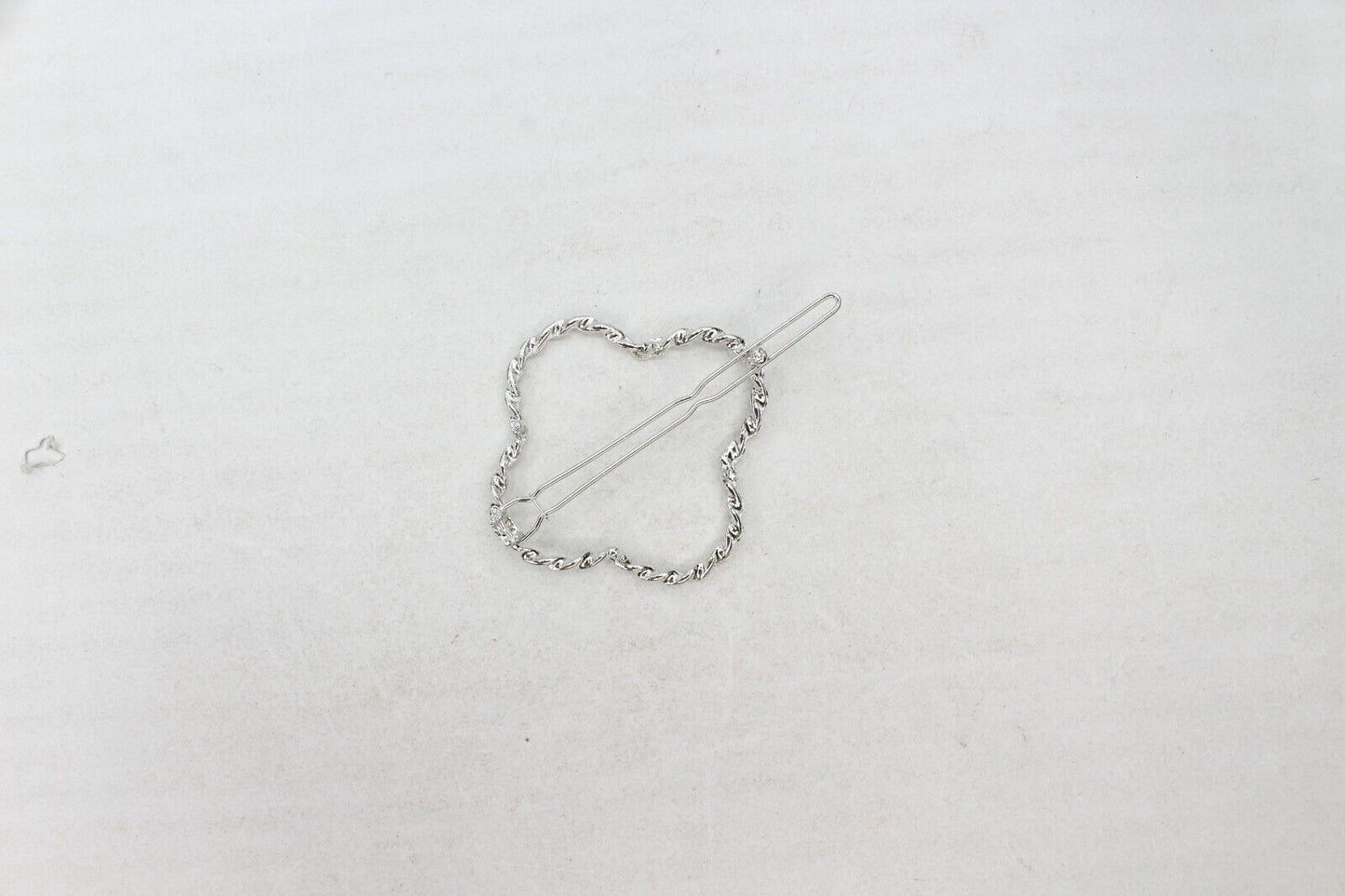 Hair Clips Clamp Silver Wava Metal Hair Pin Sliders Korean Clips Grip