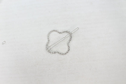 Hair Clips Clamp Silver Wava Metal Hair Pin Sliders Korean Clips Grip