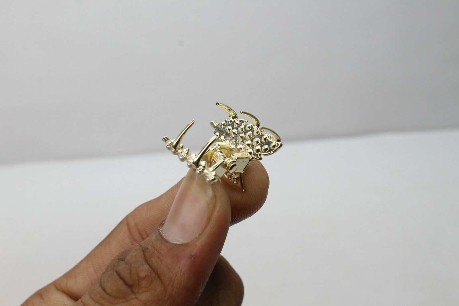 Hair Claw White Pearl Mini Claws Golden Hair Jaw Clips Butterfly Clamp Butterfly