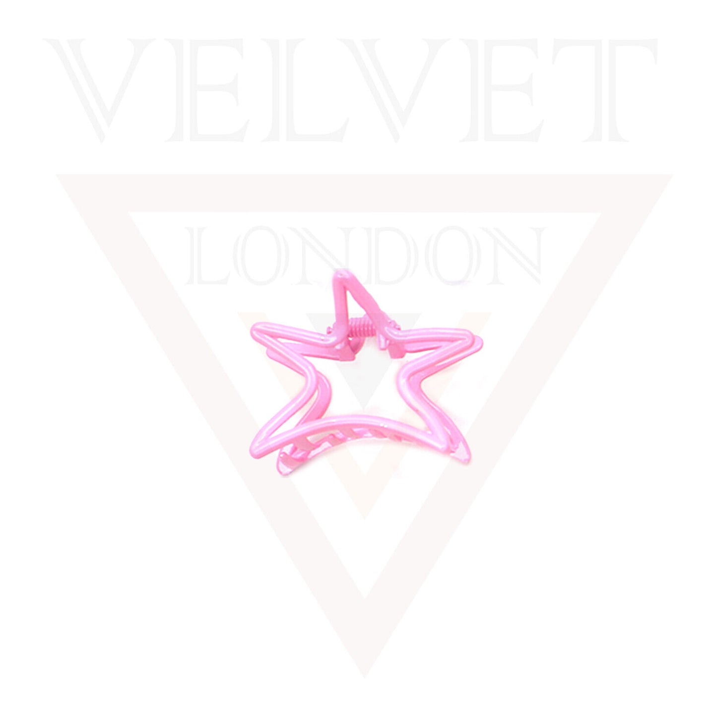 Metal Hair Claw Clips Matte Hair Clamp Star Barrette Frosted Jaw Accessories