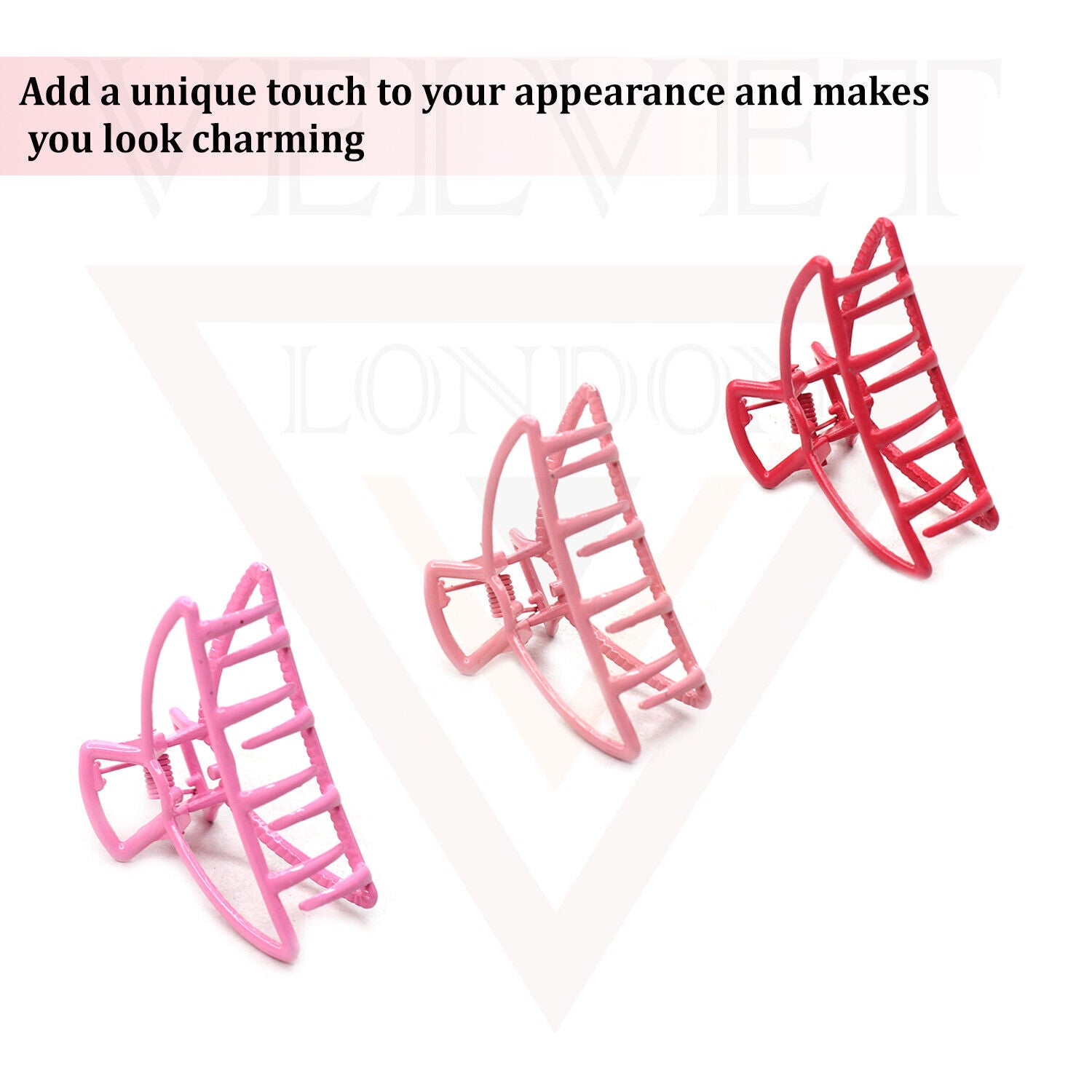 Metal Hair Claw Clips Hair Clamp Matte Clutcher Barrette Jaw Hair Accessories